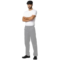 מכנס כותנה לבן M עם גומי warker