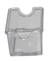 מחזיק שקיות סוכר פלסטיק שקוף