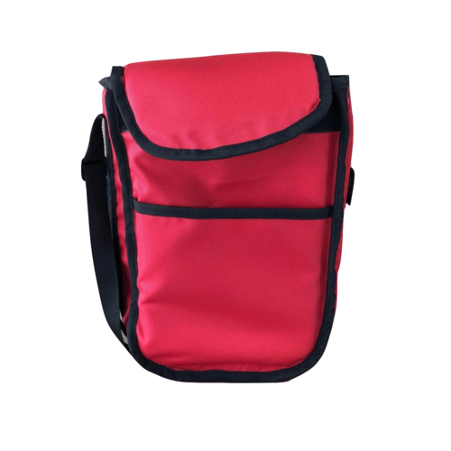 תיק/מנשא פיצה /גלידה'כריך/לשתיה אדום 3