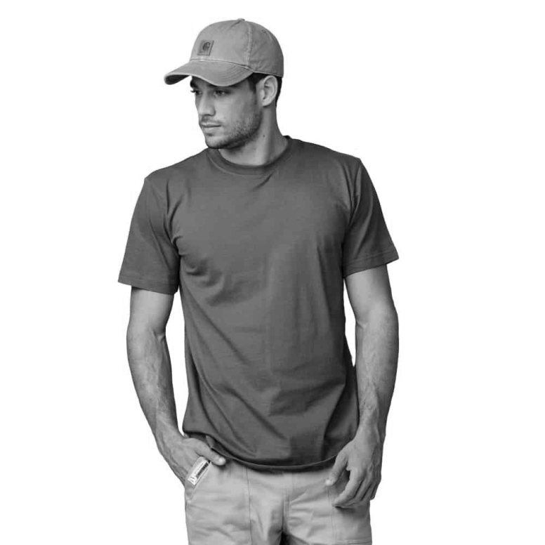 חולצת טריקו אפורה ש.ק. WORKER - S 3