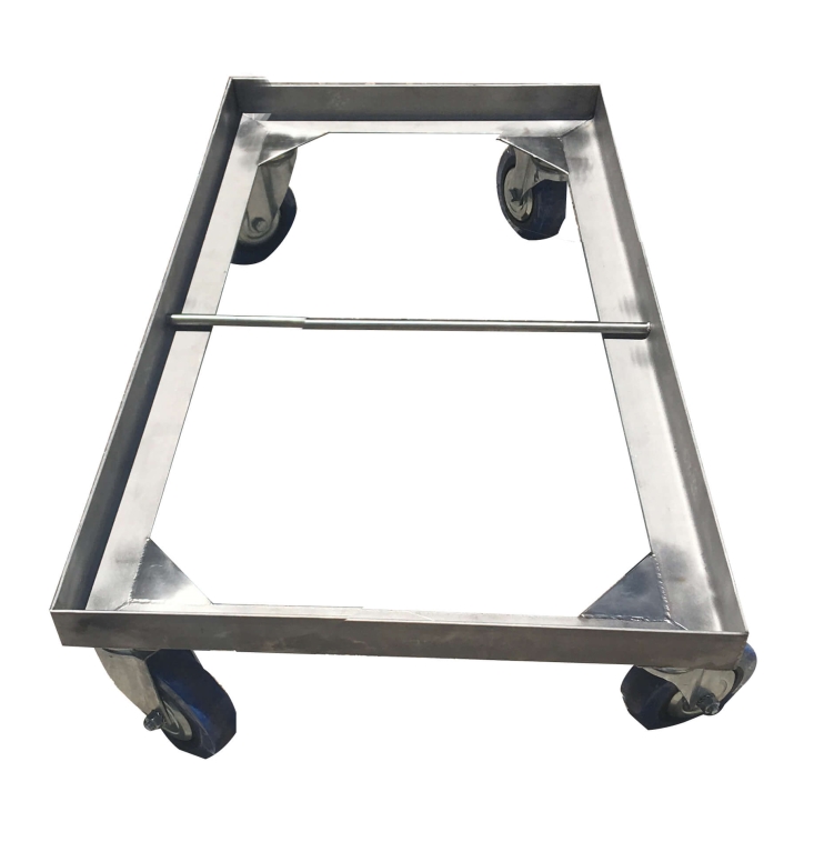 עגלה "כפולה" ל 2 ארגז  חלב "רחובות" 35*69 נמוכה 3