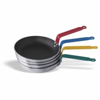 מחבת אלומיניום 32 ס"מ מקצועי נון סטיק ידית אדומה קלאסי PUJADAS (ציפוי טפלון)  128132