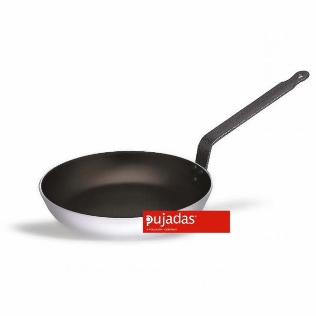 מחבת אלומ' 40 ס"מ טפלון ידית ברזל שחורה קלאסי PUJADAS PRO 3