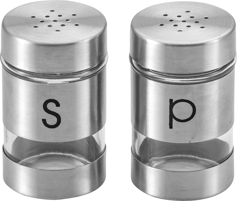 סט מלח פלפל פנורמי מכסה נירוסטה 3