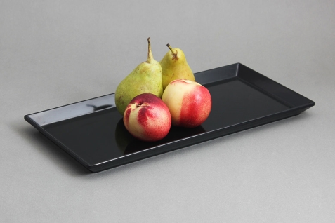 מגש אוסקר 35X17 ס"מ מלמין שחור EFAY 5