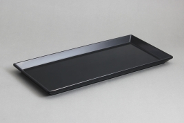 מגש אוסקר 35X17 ס"מ מלמין שחור EFAY