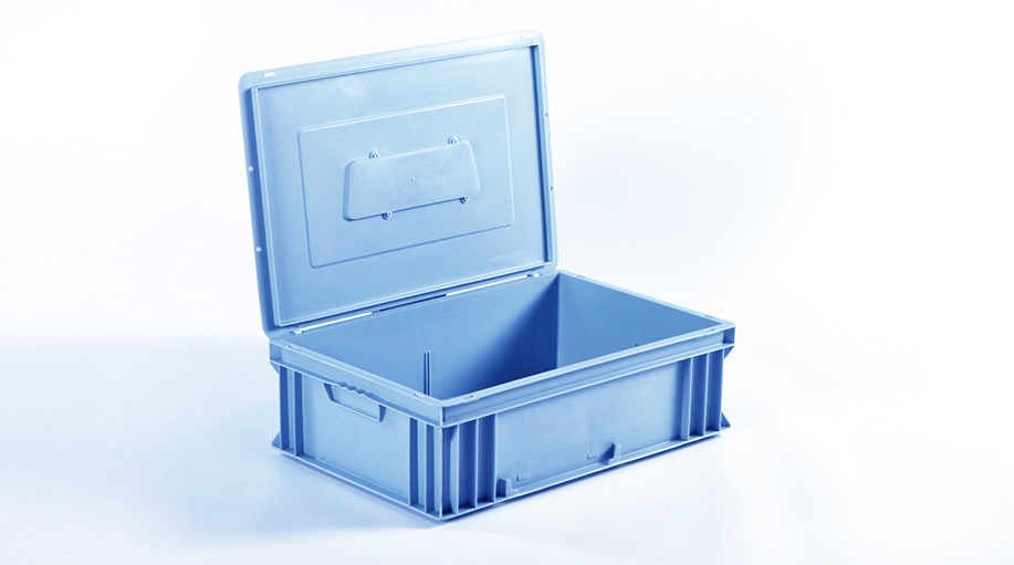 ארגז תעשייתי אטום  60/40/18  ס"מ כחול פלסגד 3