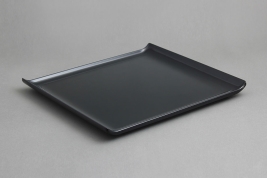 מגש נובל 30X30X2.5 מלמין שחור EFAY