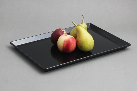 מגש אוסקר 35X23.5 ס"מ מלמין שחור EFAY 5