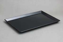 מגש אוסקר 35X23.5 ס"מ מלמין שחור EFAY