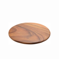 קרש עץ הגשה עגול 35 ס"מ חום כהה עובי 1.8 ס"מ