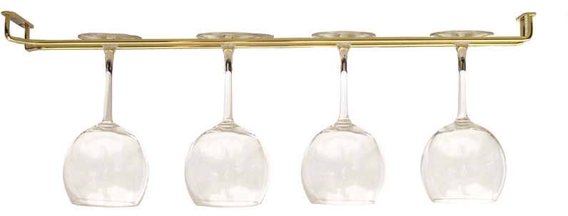 מתלה  לכוסות בר זהב 60 ס"מ 3