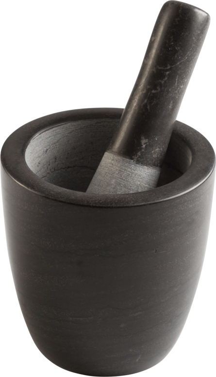 מכתש ועלי גרניט שחור 13X13ס"מ 3