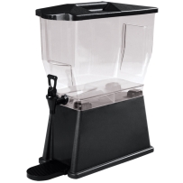 דיספנסר לשתייה שקוף  פרימיום  פוליקרבונט בסיס שחור 11 ליטר CARLISLE