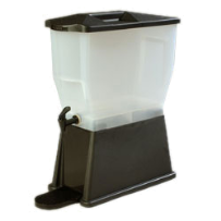 דיספנסר לשתייה אקונומי  בסיס שחור פוליפרופילן 11 ליטר