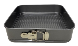 תבנית אפייה/טבעת קפיץ מרובע 24 ס"מ טפלון (197) CB01057