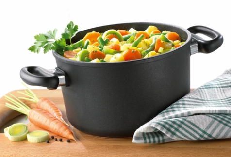 סיר יציקה אלומיניום 24 ס"מ 3.5 ליטר ציפוי לוטן AMT1024 5