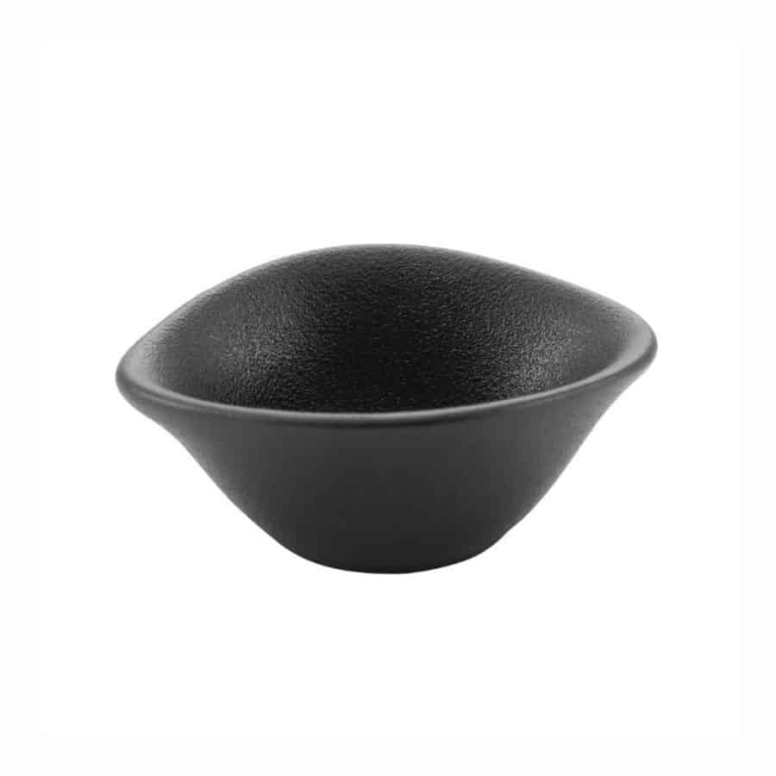 קערה מעויינת פורצלן שחור 8/6.5 ס"מ JAGUAR 3