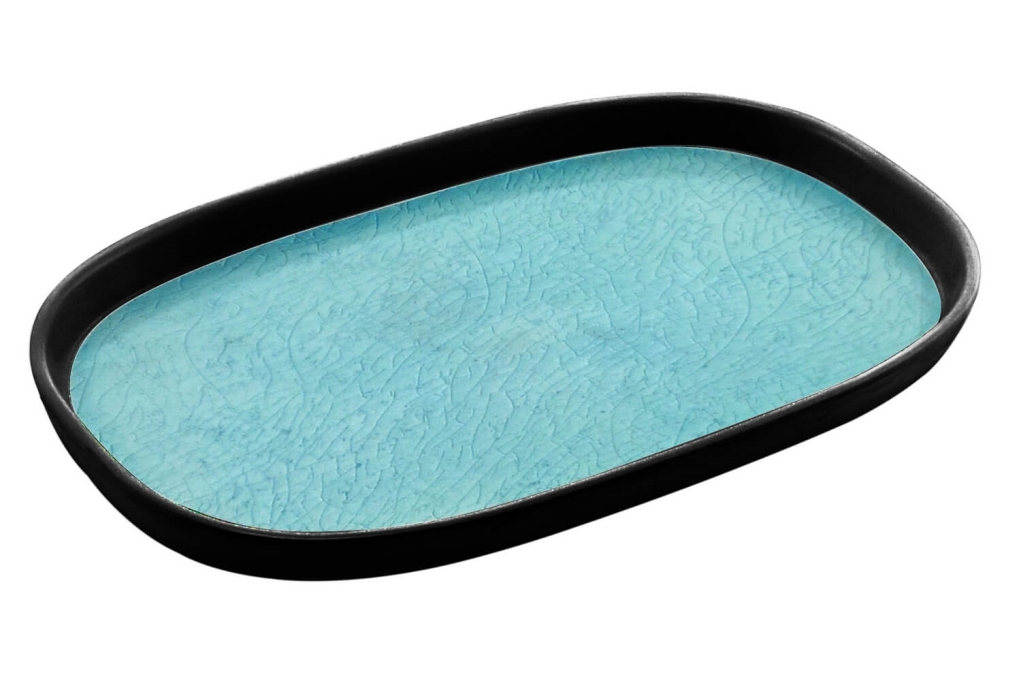 מגש גסטרונום 1/3-20 קפסול תכלת/שחור מלמין Efay 3