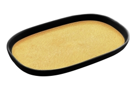 מגש גסטרונום 1/4-20 קפסול חרדל/שחור מלמין EFAY