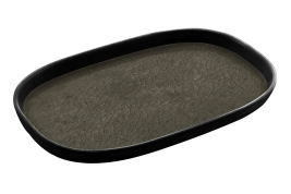 מגש גסטרונום 1/4-20 קפסול אפור/שחור מלמין Efay