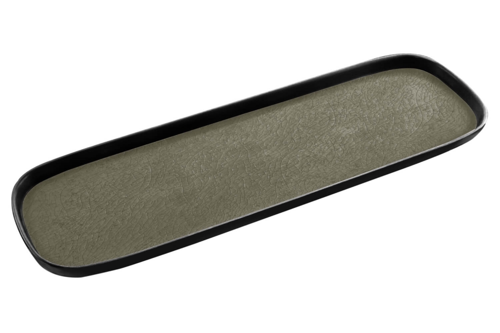 מגש גסטרונום 2/4-20 קפסול אפור/שחור מלמין 3