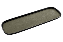 מגש גסטרונום 2/4-20 קפסול אפור/שחור מלמין