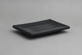 צלחת לסושי 14X20.5 מלמין שחור EFAY