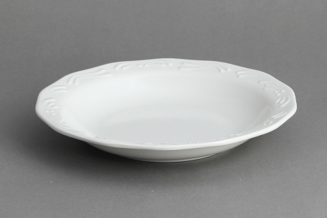 צלחת עמוקה אמבו 22.6 ס"מ מלמין לבן EFAY 5