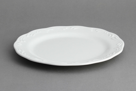 צלחת אמבו 24.2 ס"מ מלמין לבן EFAY 5