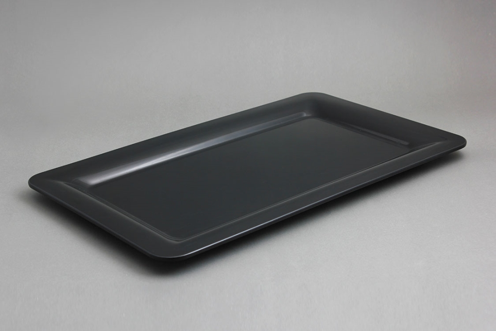 מגש גלובוס גודל 1/1 GN מלמין שחור EFAY 3