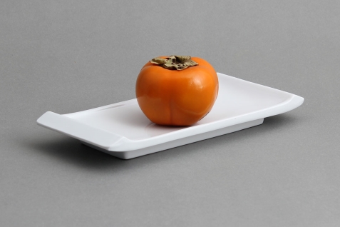 מגש סושי ידיות 9X21 מלמין לבן EFAY 7