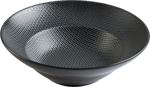 קערת הגשה 24 ס"מ פורצלן שחור משי 24 ס"מ JAGUAR 1/24 3