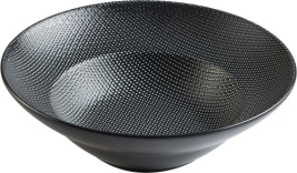 קערת הגשה 24 ס"מ פורצלן שחור משי 24 ס"מ JAGUAR 1/24