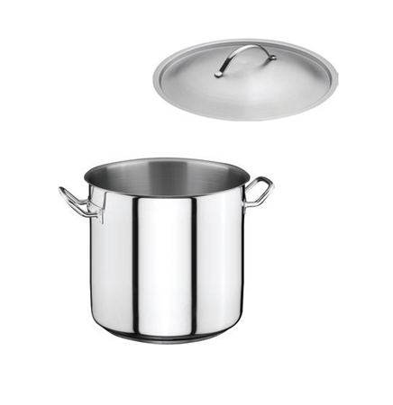 סיר נירוסטה 50 גבוה גובה 50 ס''מ 100 ליטר ECONOMY מתאים לאינדוקציה כולל מכסה  SS201 b-m-d 3