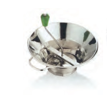 מועך ירקות/מולין מקצועי 31 ס"מ אלומיניום נקודה ירוקה MOULIN 3