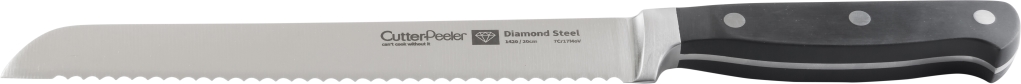 סכין לחם מחוזק 20ס"מ CutterPeeler Diamond Steel 3