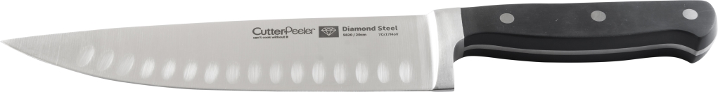 סכין שף מחוזק 20ס"מ CutterPeeler Diamond Steel 3