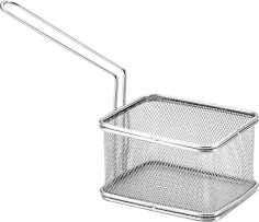 סלסלה רשת מלבנית עם ידית 11X9X6.5ס"מ