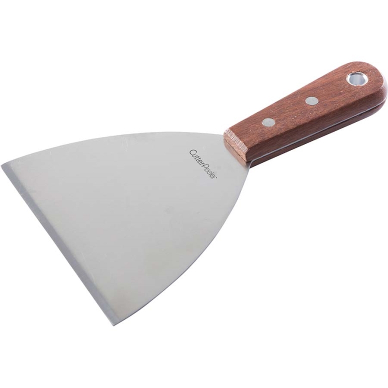 שפכטל נירוסטה ידית עץ 12 ס"מ CUTTERPEELER 3