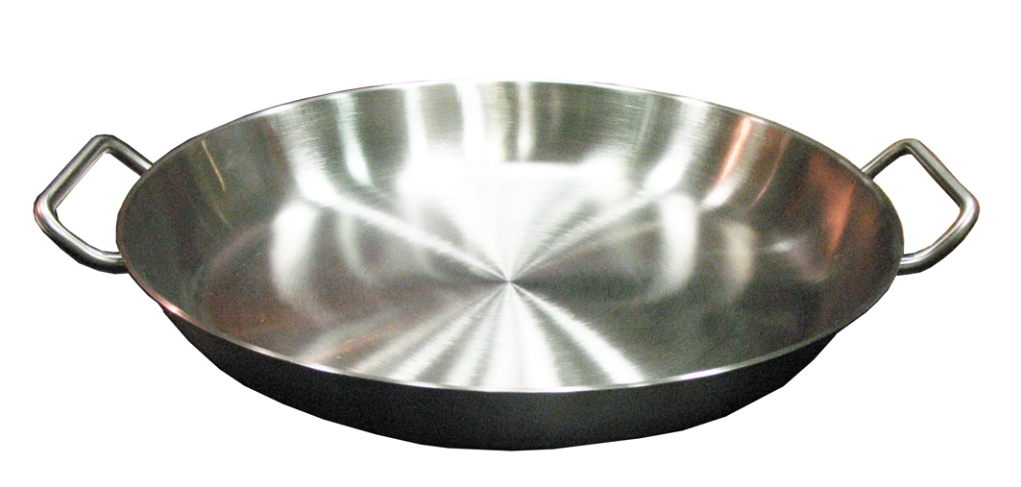 MPC-מחבת נירוסטה מקצועי 32 ECONOMY שתי ידיות 3