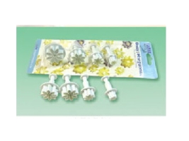 חותך קפיץ עלה פלסטיק 4 חלקים 1.3/2/2.8/3.5 ס"מ -  מבצע עג"ה YABA