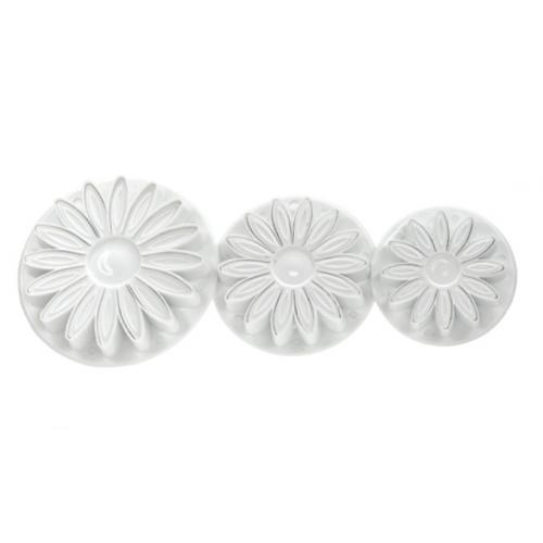 חותך פרח חמנייה פלסטיק 3 חלקים 4/5.5/7 ס"מ -  מבצע עג"ה YABA 3