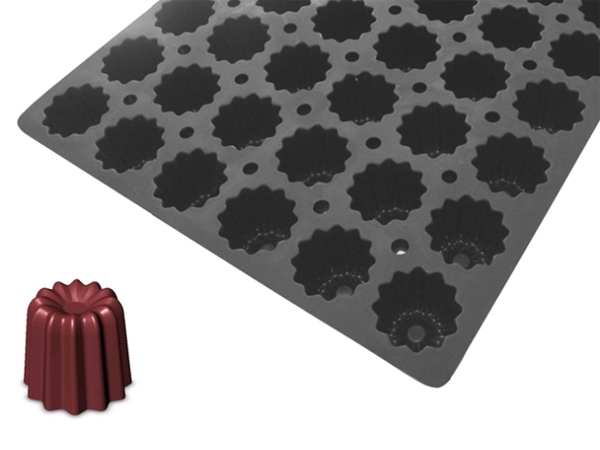 תבנית סיליקון 60/40 54 שקעים פרח בורדולז קוטר 4.5 גובה 5 ס"מ 4021154 LEKUE 3