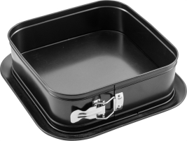 תבנית קפיץ מרובע 24 ס"מ טפלון