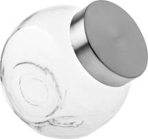 צנצנת ממתקים מכסה נירוסטה 1.5 ליטר