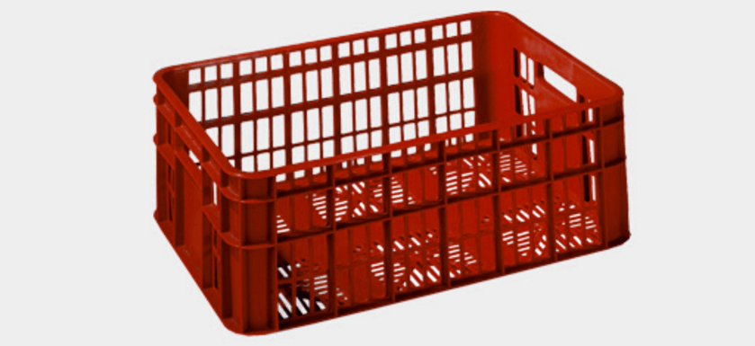 ארגז מרושת אדום 55/37/19 34 ליטר פלסגד 2/3 3