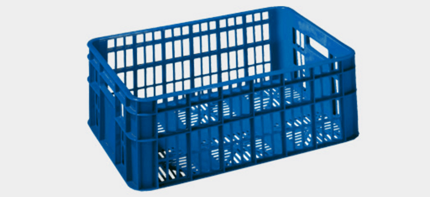 ארגז מרושת כחול 55/37/19 34 ליטר פלסגד 2/3 3