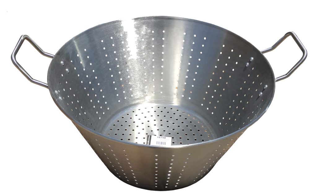 מסננת נירוסטה 50 ס"מ( עומק 26 ס"מ ללא תחתית / קוטר תחתית 33 ס"מ ) 3