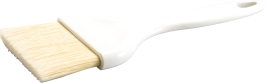 מברשת אפייה 3.8 ס"מ ידית פלסטיק לבנה